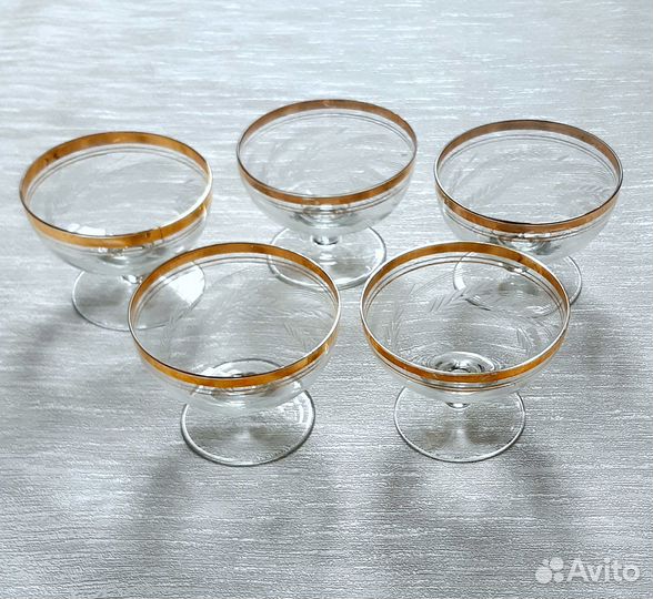 Креманки для мороженного, из тонкого хрусталя