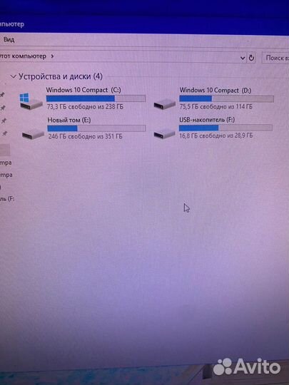 Компютер с монитором