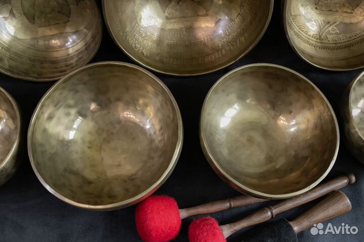 Набор тибетских поющих чаш nepal - 2