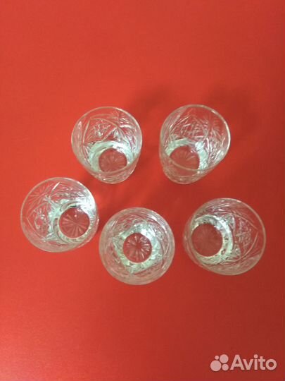 Хрустальные рюмки СССР