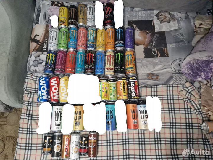 Банки от энергетиков