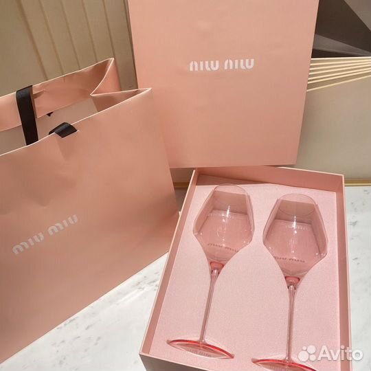 Бокалы для вина miu miu