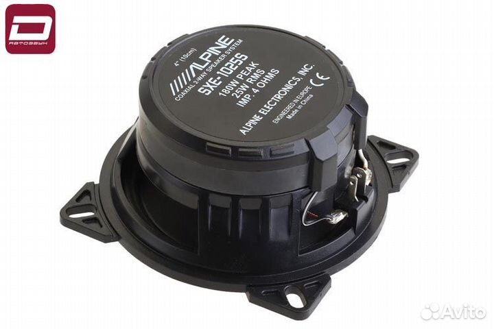 Alpine SXE-1025s 2-полосная акустика 10 см