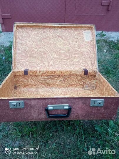 Чемодан фибровый. СССР
