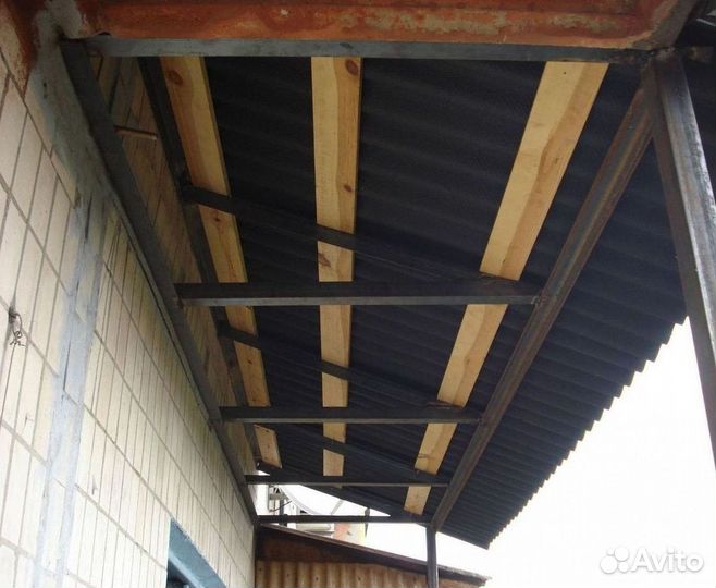 Крыша для балкона