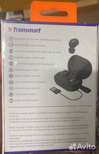 Беспроводные Наушники TWS Tronsmart Spunky Beat