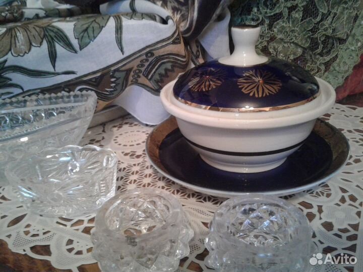 Хрустальная и стеклянная посуда СССР