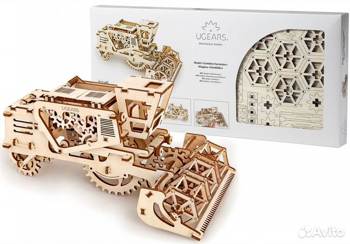 Конструктор Ugears Деревянная модель Комбайн