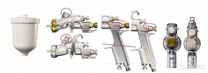 Краскопульт anest iwata kiwami4 NEW W-400 WBX