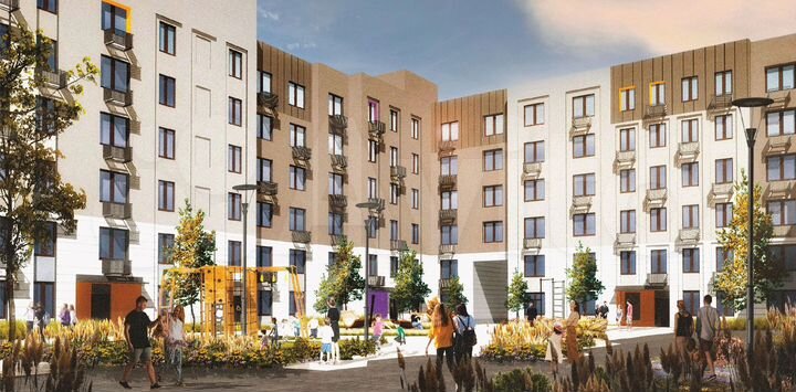 3-к. квартира, 57,7 м², 5/6 эт.