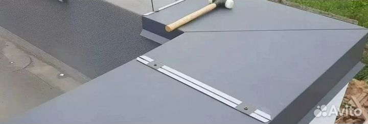 Производство парапеты на крышу замер монтаж