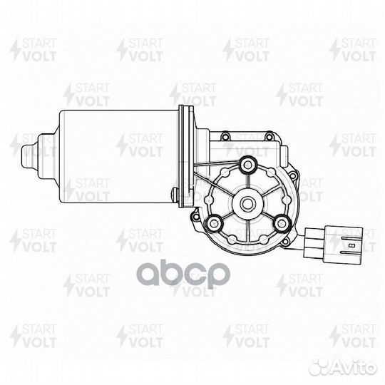 Моторедуктор стеклооч. (перед.) Lifan X50 15- VWF