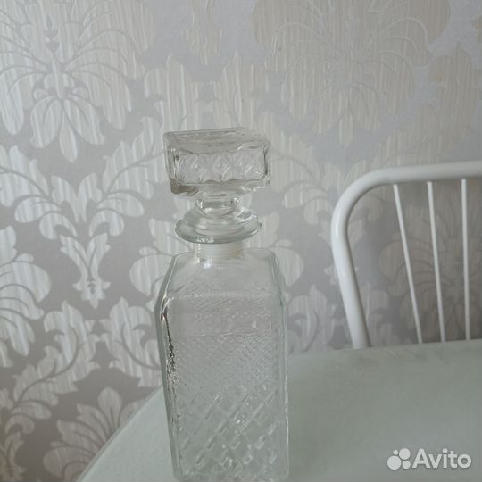 Хрустальный штоф графин