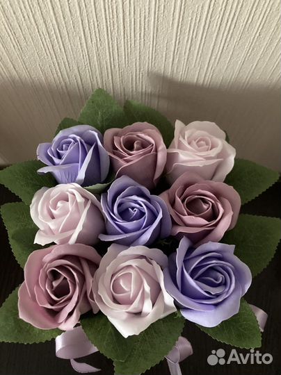 Трапеция Цветы из мыла