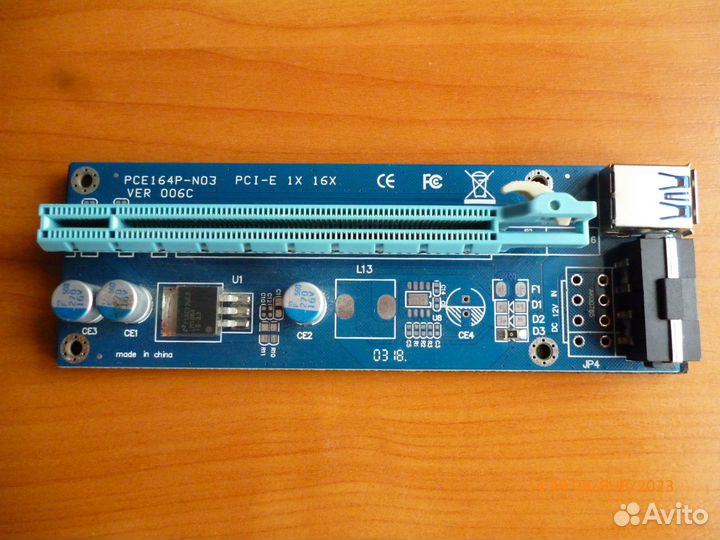 Райзер для майнинга pce164p-N03 VER 006C (новый)