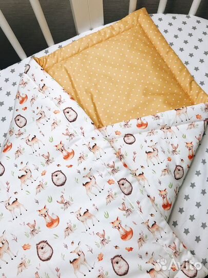 Белье постельное. Одеяло-конверт и подушка