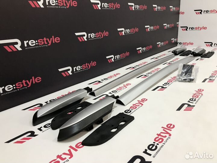 Рейлинги Toyota RAV4 (XA40) 12-19г Серебро