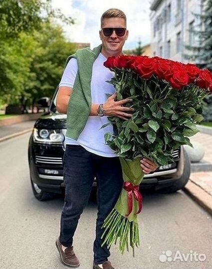 Букет роз 101 роза 51 роза
