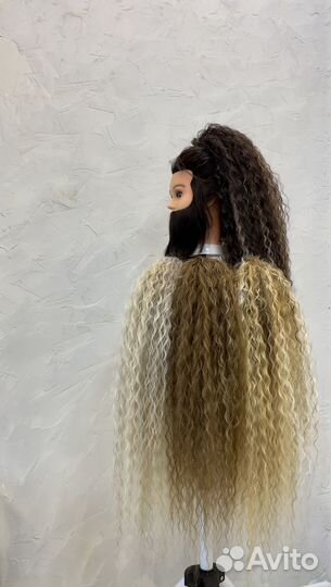 Хвост Потайной Шиньон Съемный Накладной Афрохвост