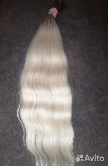 Хвост из натуральных волос