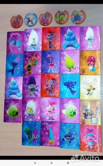 Завры,скрепыши,бравлы,вкладыши и Магниты-мячи