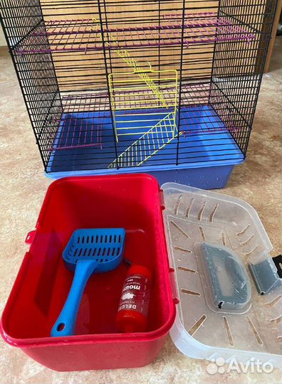 Клетка и переноска для грызунов