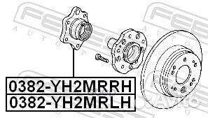 Ступица задняя R honda element YH1 2003-2006 FE