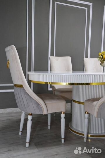 Обеденная группа стол стулья новый