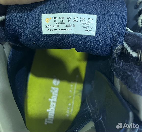 Ботинки Timberland детские