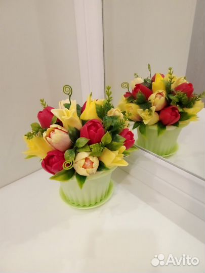 Букет Тюльпанов из мыла