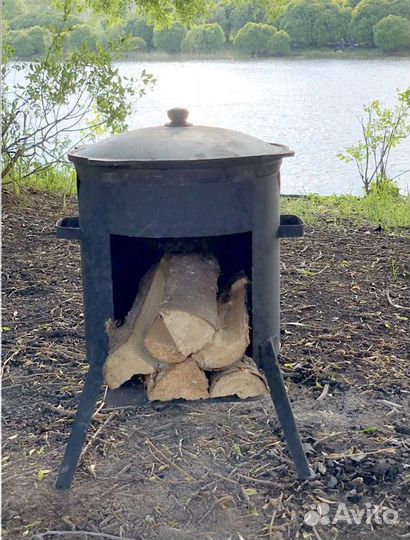 Казан с печкой