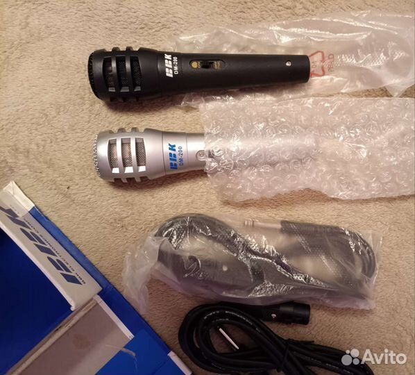 Динамический микрофон на запчасти 2шт