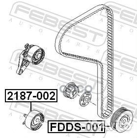 Fdds-001 шкив коленвала Ford Focus 1.4/1.6 04