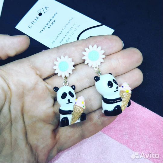 Серьги молодежные