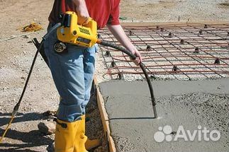 Аренда Вибраторов для уплотнения бетона