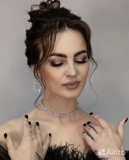 Укладка прическа макияж парковый