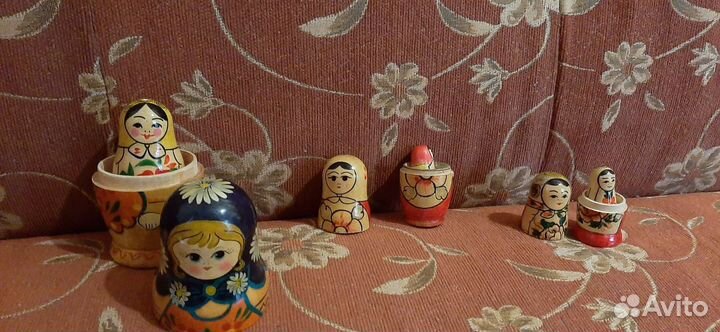 Матрешка деревянная СССР