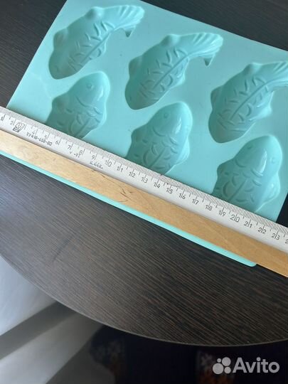 Силиконовая форма для выпечки, 6 ячеек