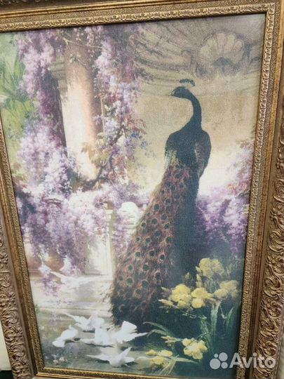 Картина вышитая крестом ручная работа