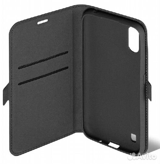 Противоударный Чехол-Книжка для Samsung A01 black