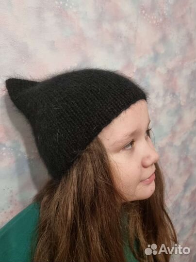 Шапка с ушками