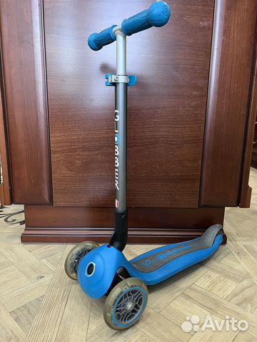 Самокат Globber Primo Foldable Lights, Бирюзовый