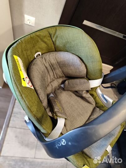 Автокресло автолюлька cybex aton + база в подарок