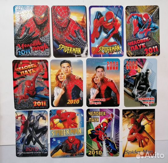 Календарики Человек-паук