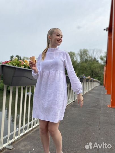 Платье из муслина