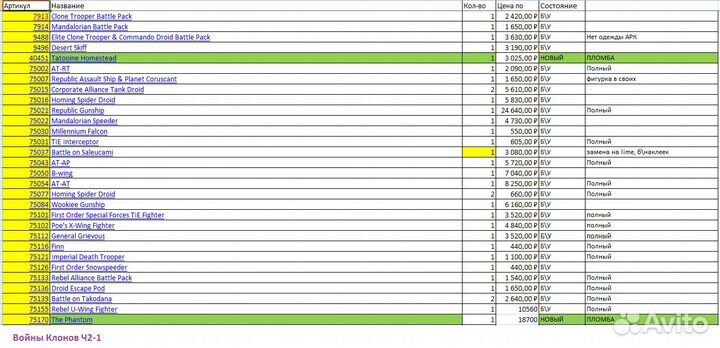 Lego Star Wars - Войны Клонов Ч.2. обн. 25.09.23