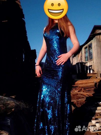 Вечернее платье 48 размер бу