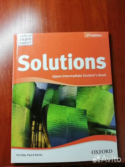 Учебник solutions upper intermediate