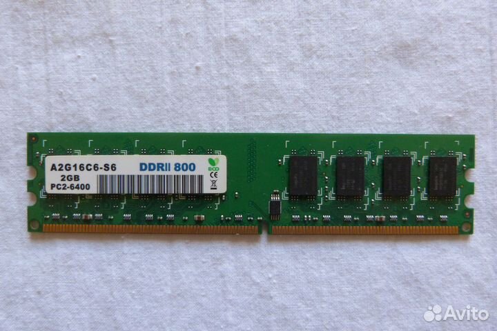 Память DDR2 2Гб OCZ PC2 8000, Corsair xms2 8500
