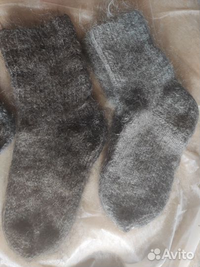 Новые носки из козьего пуха размер 39-40 2 пары